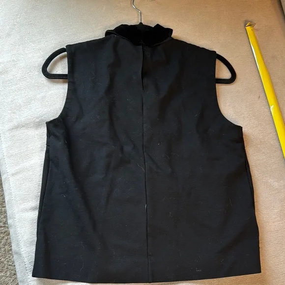 Miu Miu Black Boxy Blouse with Peter Pan Collar - Picture 9 of 10